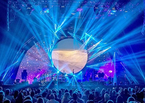 P1.875 P1.538 P2 राउंड एलईडी डिस्प्ले, 750cd / m2 एलईडी विज्ञापन डिस्प्ले