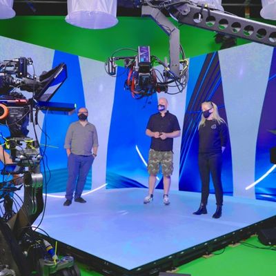 HD 16bits P1.95 इंडोर वर्चुअल XR LED स्क्रीन बैकग्राउंड शूटिंग