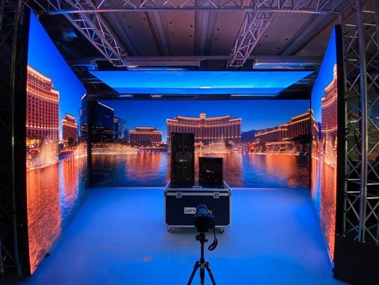 P1.95 P2.5 P2.6 वर्चुअल प्रोडक्शन Xr LED स्क्रीन 7680hz फिल्म स्टूडियो 3डी इमर्सिव