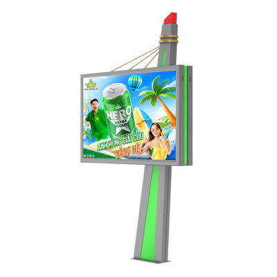 अनुकूलित उच्च चमक पनरोक 1920hz p6 डिजिटल स्क्रीन आउटडोर एलईडी बिलबोर्ड