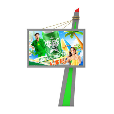 अनुकूलित उच्च चमक पनरोक 1920hz p6 डिजिटल स्क्रीन आउटडोर एलईडी बिलबोर्ड