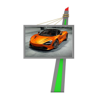 पी6 अनुकूलित उच्च चमक IP65 जलरोधक स्टील डिजिटल स्क्रीन आउटडोर एलईडी बिलबोर्ड