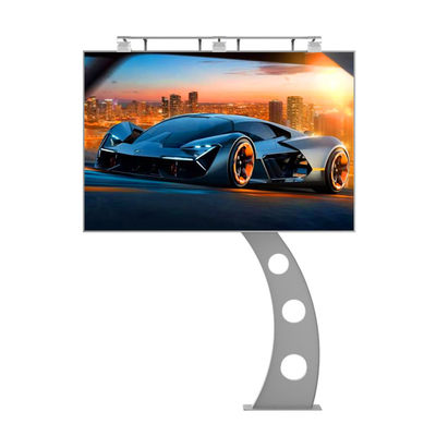 IP65 जलरोधक p6 8000nits स्टील विज्ञापन डिजिटल स्क्रीन आउटडोर एलईडी बिलबोर्ड