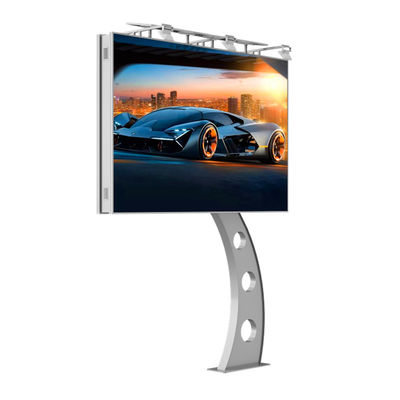 IP65 जलरोधक p6 8000nits स्टील विज्ञापन डिजिटल स्क्रीन आउटडोर एलईडी बिलबोर्ड