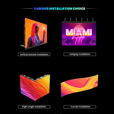 7680Hz P2.976 मंच के लिए दीवार वीडियो डिस्प्ले चर्च संगीत कार्यक्रम पैंटाला इनडोर आउटडोर किराया एलईडी स्क्रीन किराए पर