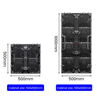 P3.91 स्टेज रेंटल एलईडी डिस्प्ले 50/60 हर्ट्ज फ्रेम परिवर्तन आवृत्ति और ge 800cd/m2 चमक के साथ