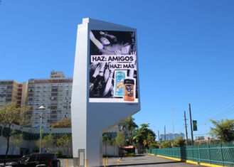 उच्च विपरीत ऊर्जा की बचत के साथ IP67 P16 आउटडोर पूर्ण रंग एलईडी डिस्प्ले रोड साइड