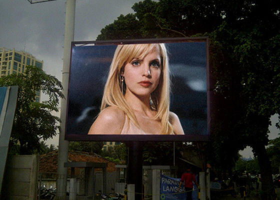 मल्टी मीडिया P16 आउटडोर पूर्ण रंग एलईडी डिस्प्ले IP65 बड़े एलईडी वीडियो दीवार पैनलों