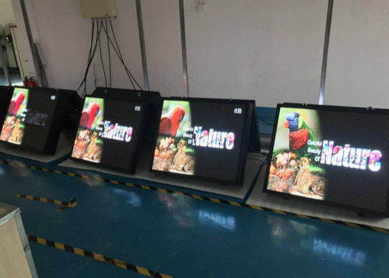 फ्रंट साइड ओपनिंग कैबिनेट के साथ डबल साइड फ्रंट मेंटेनेंस एलईडी स्क्रीन P4mm