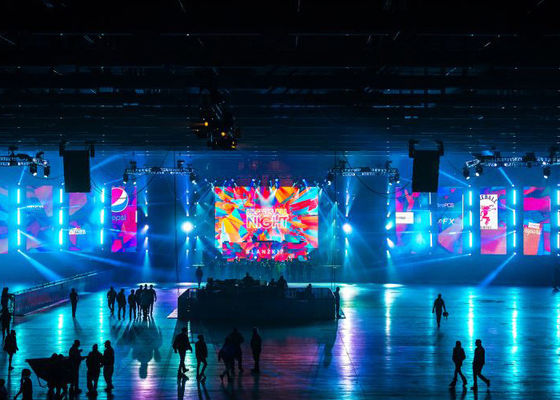 पी 4 हाई डेफिनिशन स्टेज रेंटल एलईडी डिस्प्ले फुल कलर 3 इन 1 एसएमडी किराया एलईडी स्क्रीन