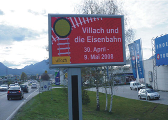 सुपर ब्राइट आउटडोर फुल कलर एलईडी डिस्प्ले DIP346 P20 स्टैटिक स्कैन इजी इंस्टाल के साथ