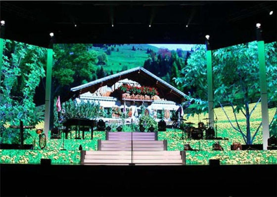 SMD2121 P3.91 स्टेज एलईडी स्क्रीन इंडोर एलईडी विज्ञापन बोर्डों ऊर्जा की बचत