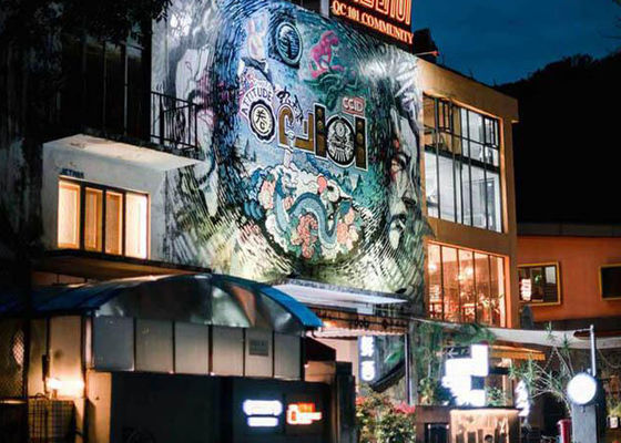 उच्च चमक पारदर्शी एलईडी प्रदर्शन वीडियो दीवार 10 मिमी पिक्सेल पिच 5000रातs