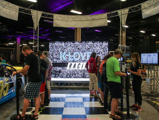 1500nits P5mm SMD3528 इंडोर फिक्स्ड एलईडी स्क्रीन एल्यूमीनियम