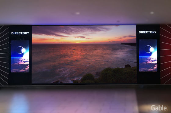 5500cd / m2 P10 फुल कलर LED बिलबोर्ड 290W / m2 आयरन स्टील कैबिनेट