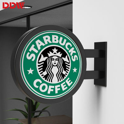 आउटडोर P4.68 राउंड एलईडी साइन, सर्कुलर एलईडी लोगो डिस्प्ले