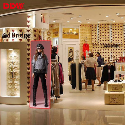 डिजिटल वीडियो विज्ञापन एलईडी मिरर स्क्रीन इंडोर अल्ट्रा थिन पोर्टेबल P1.75 P2 P2.5