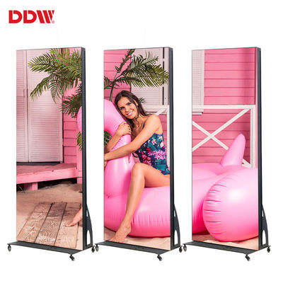 फ़्लोरिंग स्टैंडिंग मूव स्मार्ट डिजिटल वीडियो विज्ञापन स्क्रीन आउटडोर P2.5